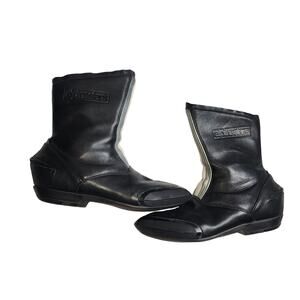 Alpinestars Articolo 76 Leather Gore-Tex Motorcycle Riding Black Boots EU39 US 6